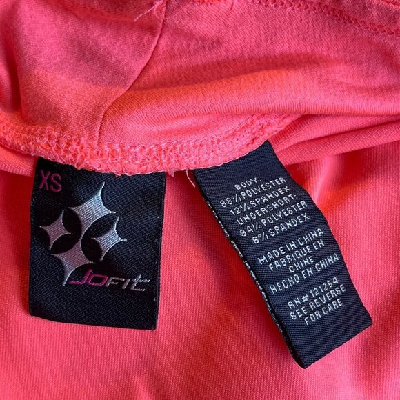 Jofit Mina Athletic Golf Skort Womens XS Neon Pink Athletic Cycling Running - Picture 8 of 10